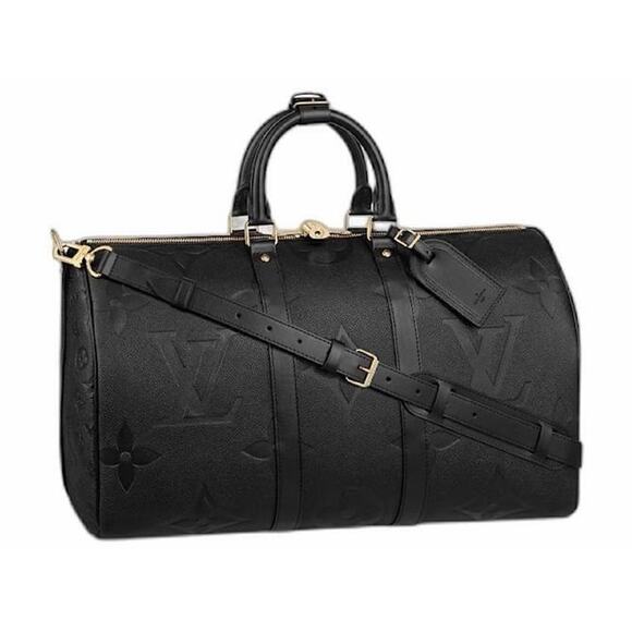 Louis Vuitton Name Tag w/ T H Initials Goldtone Black Large Black - Picture 6 of 15